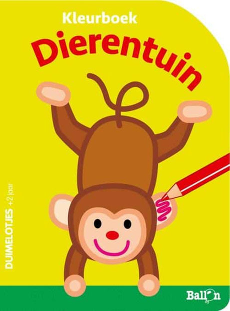 Le livre de coloriage de ballons sur le zoo