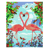 Ravensburger creart peinture par numéro - flamant rose