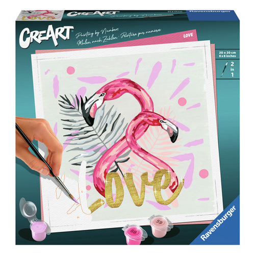 Ravensburger peinture par numéros ravensburger creart peinture par numéros - amour