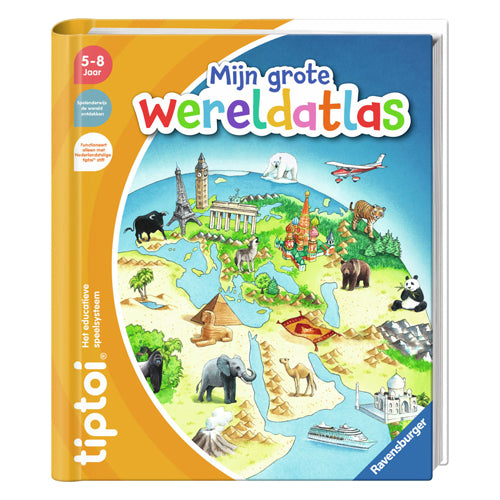 Ravensburger tiptoi boek de wereldatlas