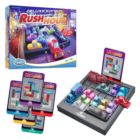 Thinkfun Ravensburger Rush Hour Deluxe - Jeu de puzzle pour enfants et adultes.