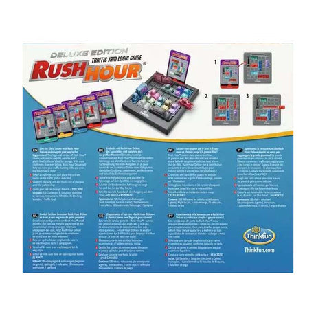 Thinkfun Ravensburger Rush Hour Deluxe - Jeu de puzzle pour enfants et adultes.