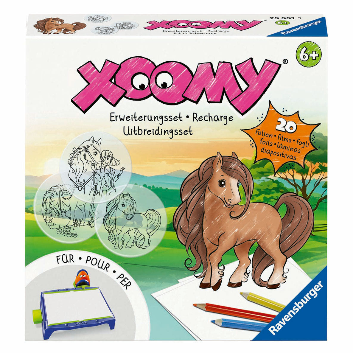 Ravensburger xoomy extension set chevaux