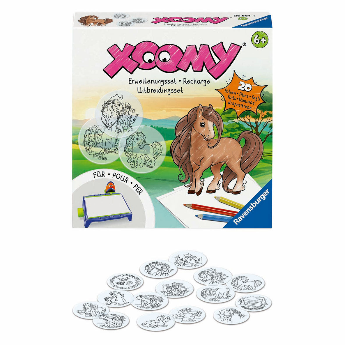 Ravensburger xoomy extension set chevaux