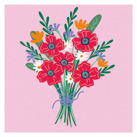 Peinture créative par numéro Ravensburger - bouquet de coquelicots