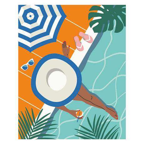 Ravensburger creart peinture par numéro - piscine