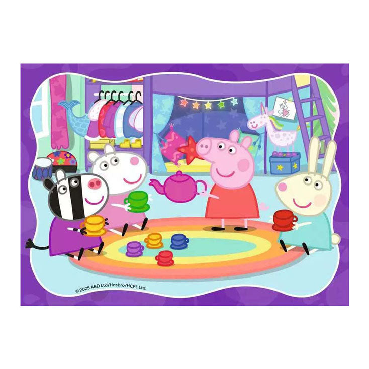 Ravensburger - Puzzle 4 en 1 Peppa Pig