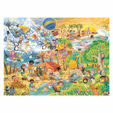 Puzzle Ravensburger - quatre saisons de plaisir - 100 pièces xxl