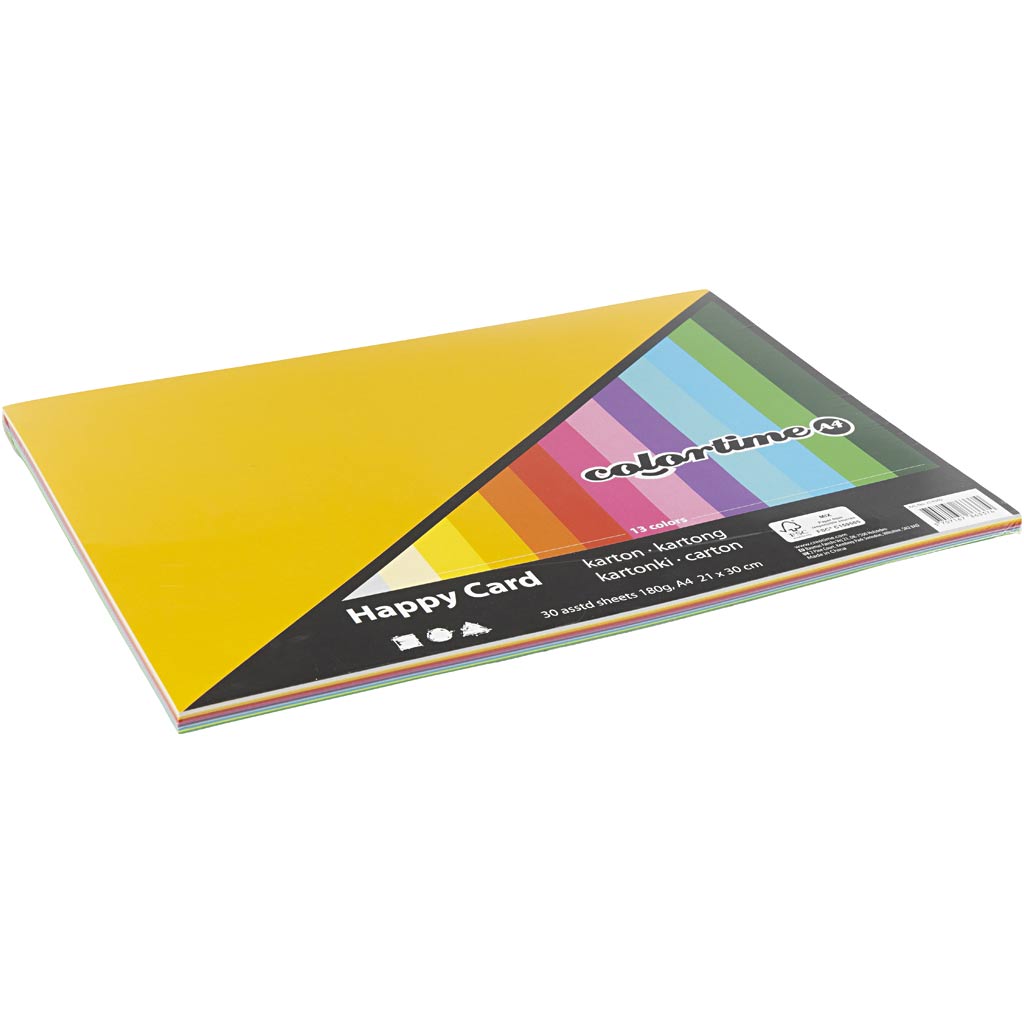 Creativ Company Spring Carton Color A4, 30 Feuilles