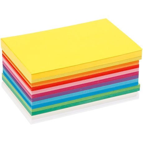 Carton ressort Colortime, a6, feuille 105x148 mm, 180 gr, différentes couleurs, 300 feuilles diverses 1 boîte