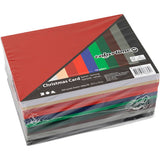Carton de Noël Colortime, a6, feuille 105x148 mm, 180 gr, différentes couleurs, 300 feuilles div 1 boîte