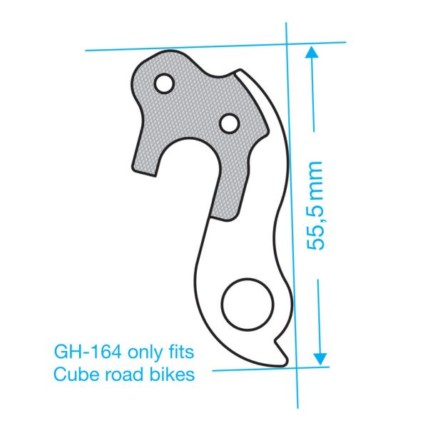 Union Derilleurpad GH-164 Cube