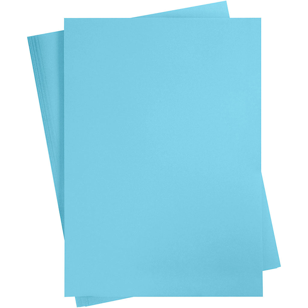 Carton coloré Creativ company, a2, feuille 420x594 mm, 180 gr, bleu clair, 10 feuilles 1 boîte