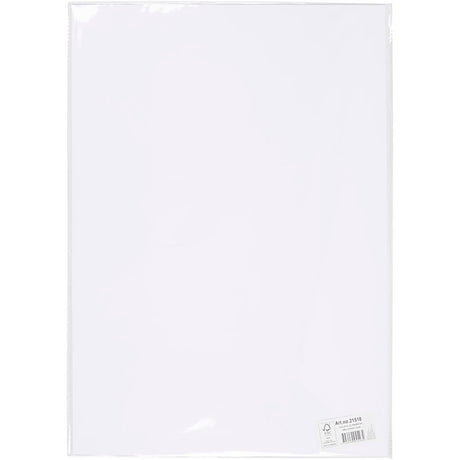 Carton coloré Creativ company, a2, feuille 420x594 mm, 180 gr, blanc, 10 feuilles 1 boîte