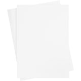 Carton coloré Creativ company, a2, feuille 420x594 mm, 180 gr, blanc, 10 feuilles 1 boîte