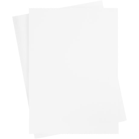 Carton coloré Creativ company, a2, feuille 420x594 mm, 180 gr, blanc, 10 feuilles 1 boîte