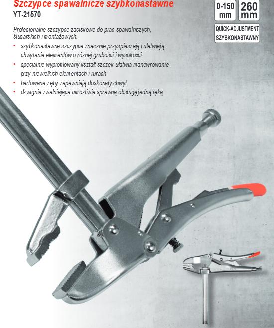 Yato sluittangen 150mm