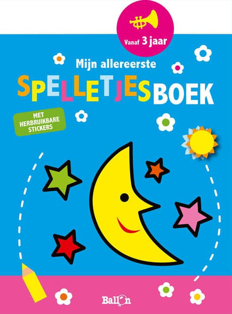 Le ballon mon tout premier livre-jeu avec des autocollants réutilisables