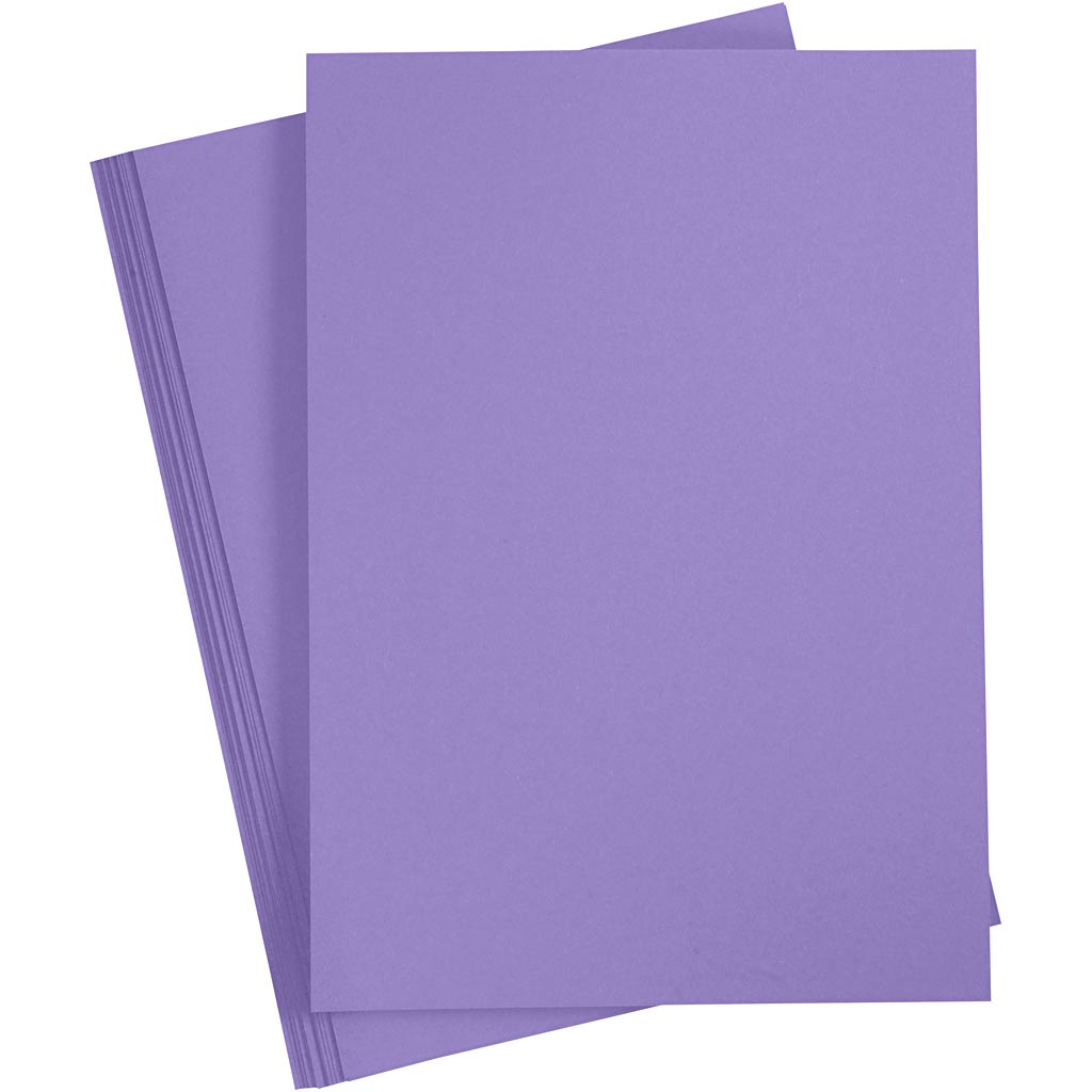 Carton coloré Creativ company, a5, 180 gr, violet foncé, 100 feuilles 1 boîte