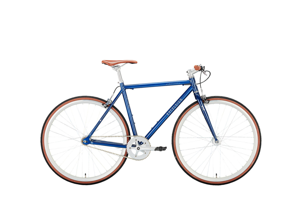 Le vélo Excelsior Singlespeed Snatcher (#1) excelle. voleur 28 57 diam. 1 cuillère à café de bleu