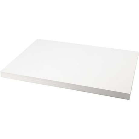 Carton coloré Creativ company, a2, feuille 420x594 mm, 250 gr, blanc, 100 feuilles 1 boîte