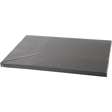 Carton coloré Creativ company, a2, feuille 420x594 mm, 200 gr, noir, 100 feuilles 1 boîte