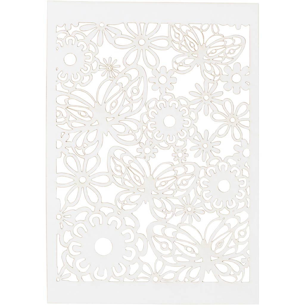 Creativ Company Pattern Carton White, 10e.