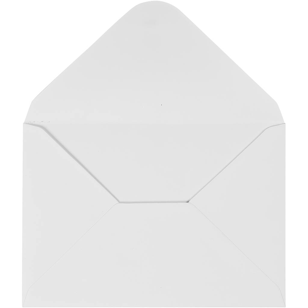 Enveloppes d'entreprise Creativ, format enveloppe 11,5x16 cm, 110 gr, blanc, 10 pièces 1 boîte