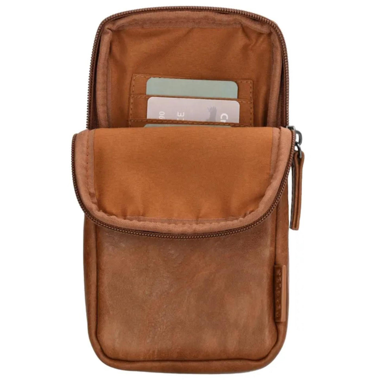 Sac de téléphone ferreux Beagles marron