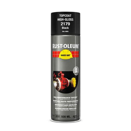 Rust-oleum bombe aérosol noir brillant RAL9005 500ml