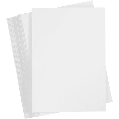 Carton coloré Creativ company, a6, feuille 105x148 mm, 180 gr, blanc, 100 feuilles 1 boîte