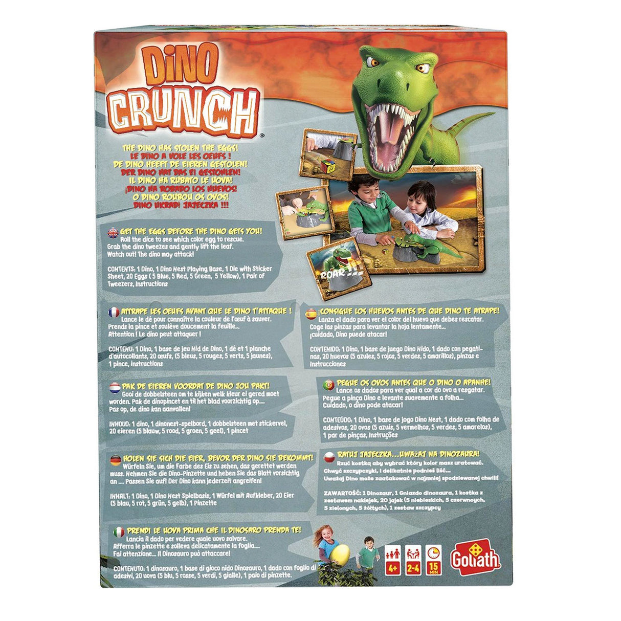 Goliath jeux goliath goliath dino crunch repas jeu d'adresse