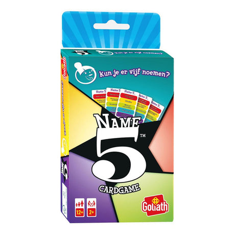 Jeu de cartes Goliath nom 5 nl
