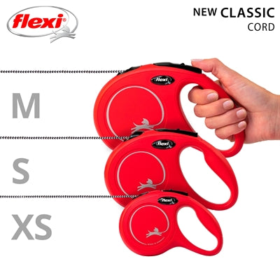 Flexi products ligne rétractable nouveau cordon classique rouge m 5 mètres jusqu'à 20kg