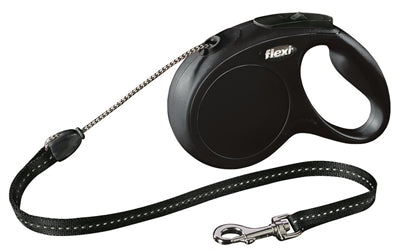 Flexi products ligne rétractable nouveau pneu classique noir m 5 mètres jusqu'à 25kg