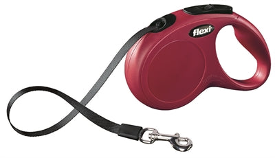 Flexi products ligne rétractable nouveau pneu classique rouge s 5 mètres jusqu'à 15kg