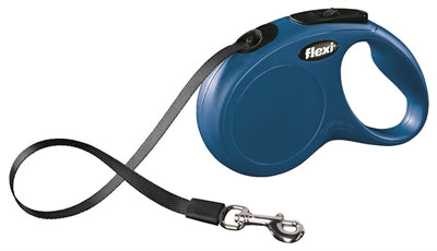 Flexi products ligne rétractable nouveau pneu classique bleu s 5 mètres jusqu'à 15kg
