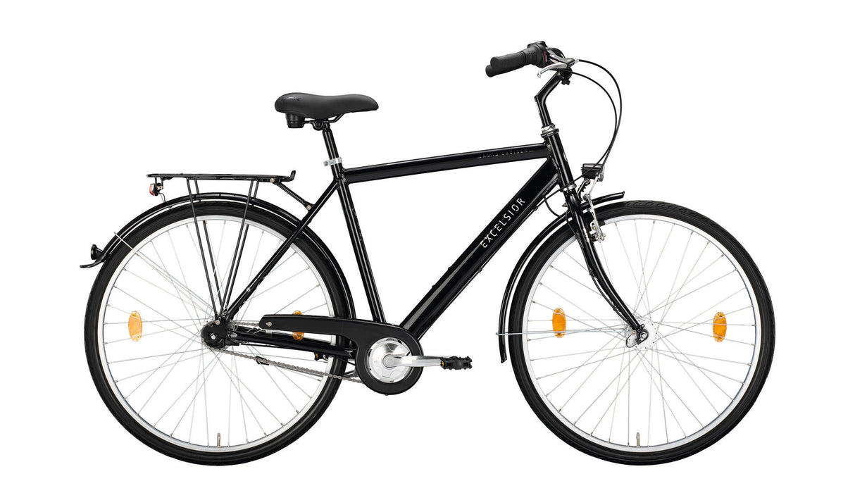 Vélo de ville Excelsior road cruiser alu nd (#1) vélo excels.road cruiser alu nd 28 55 7sp cb noir