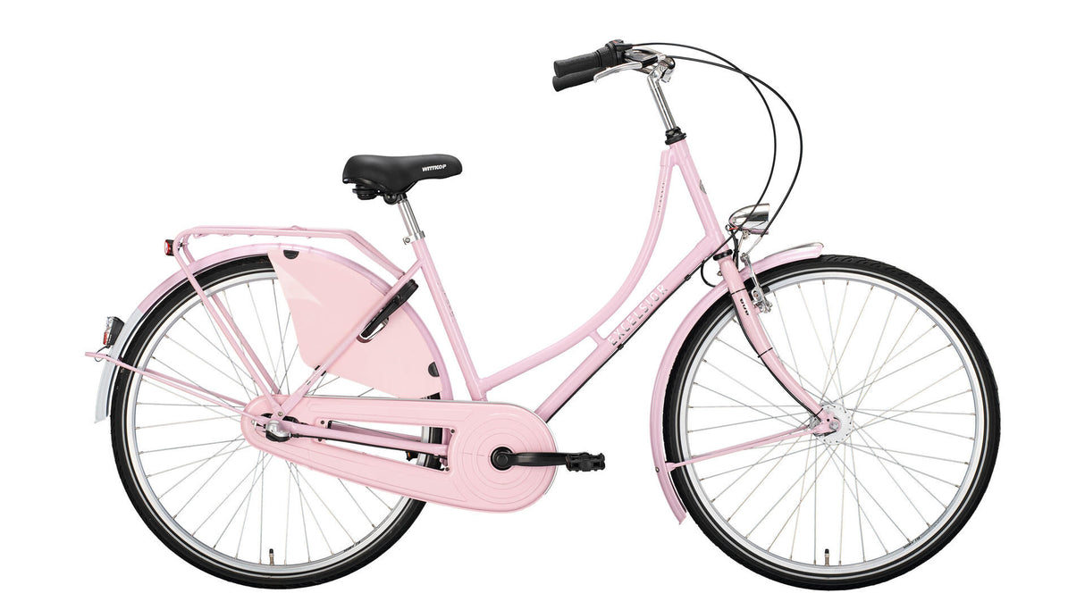 Vélo de ville Excelsior classique et (#1) le vélo excelle. classique nd 28 55 3sp cb rose pastel