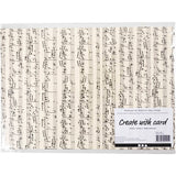 Carton d'entreprise Creativ, notes de musique, a4, feuille 210x297 mm, 180 gr, 10 feuilles 1 boîte