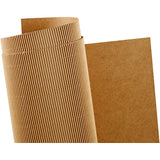 Carton ondulé de l'entreprise Creativ, feuille 50x70 cm, 120 gr, 10 feuilles 1 boîte