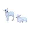 Statue mouton Gerkimex polystone debout ou couché 7x4x5cm