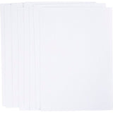 Creativ company feuilles de broderie solubles dans l'eau, a5, feuille 148,5x210 mm, blanc, 24 feuilles 1 boîte