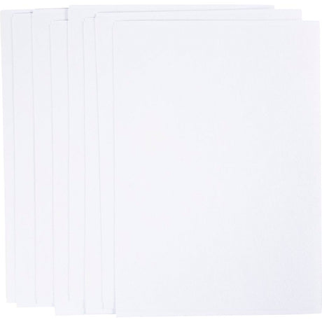 Creativ company feuilles de broderie solubles dans l'eau, a5, feuille 148,5x210 mm, blanc, 24 feuilles 1 boîte