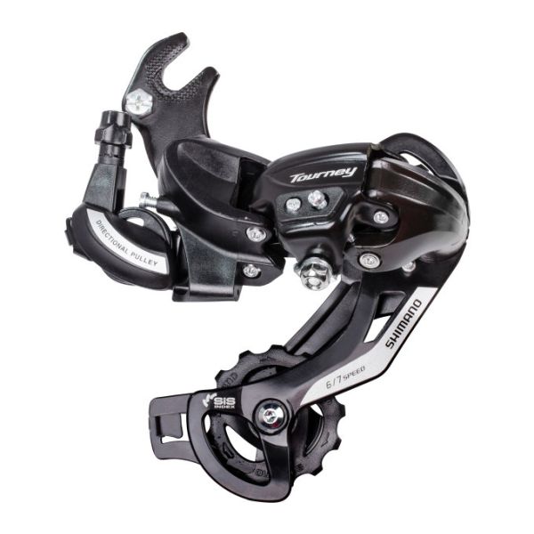 Dérailleur arrière Shimano 6 Tourney 7 vitesses ty500 avec crochet (type B) - noir