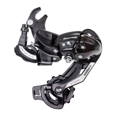 Dérailleur arrière Shimano 6 Tourney 7 vitesses ty500 avec crochet (type B) - noir