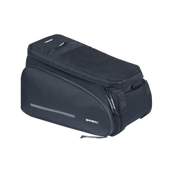 Basil sac à dos move trunk bag move fermeture sangle velcro noir