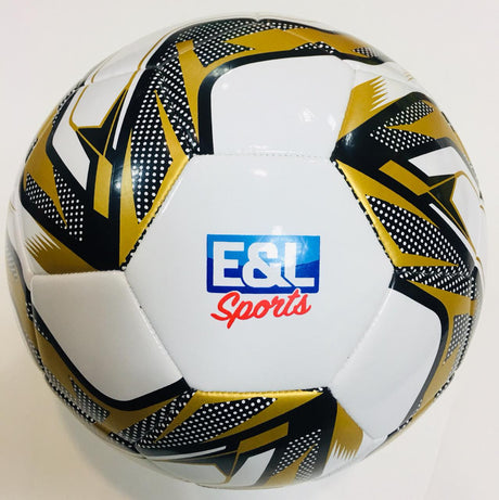 E L Sports Champion de Voetbal - Différents impressions - 320 grammes - Taille 5