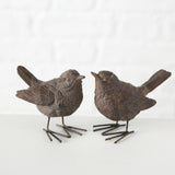 Boltze home figurine oiseau spatz h6cm polyrésine