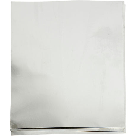 Creativ company Feuille gaufrée, a5, feuille 148x210 mm, épaisseur 0,9 mm, argent, 10 pièces 1 boîte